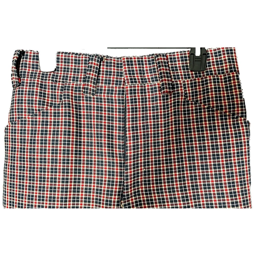 Vintage 60s Anderson Little  Knit Slacks Classic Plaid Trousers Pants Hipster